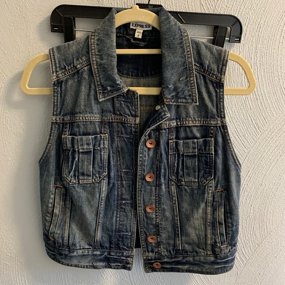 Express Jean vest